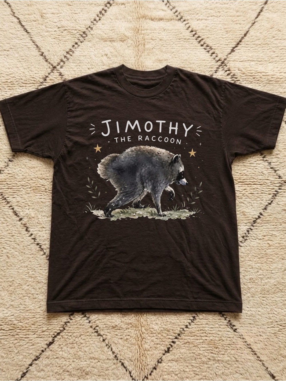 Funny Jimothy The Raccoon Graphic T-Shirt